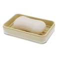 thumbnail image 5 of Unique Bargains 1 Pc Waterproof Soap Holder Double Layer with Cover White Soap Holder for Bathroom 5.35"x3.54"x2.01", 5 of 6