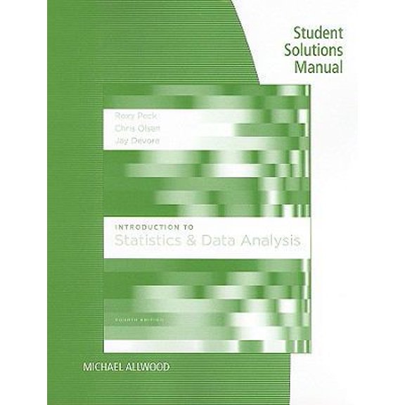 Pre-Owned Introduction to Statistics & Data Analysis (Paperback) 0840068409 9780840068408