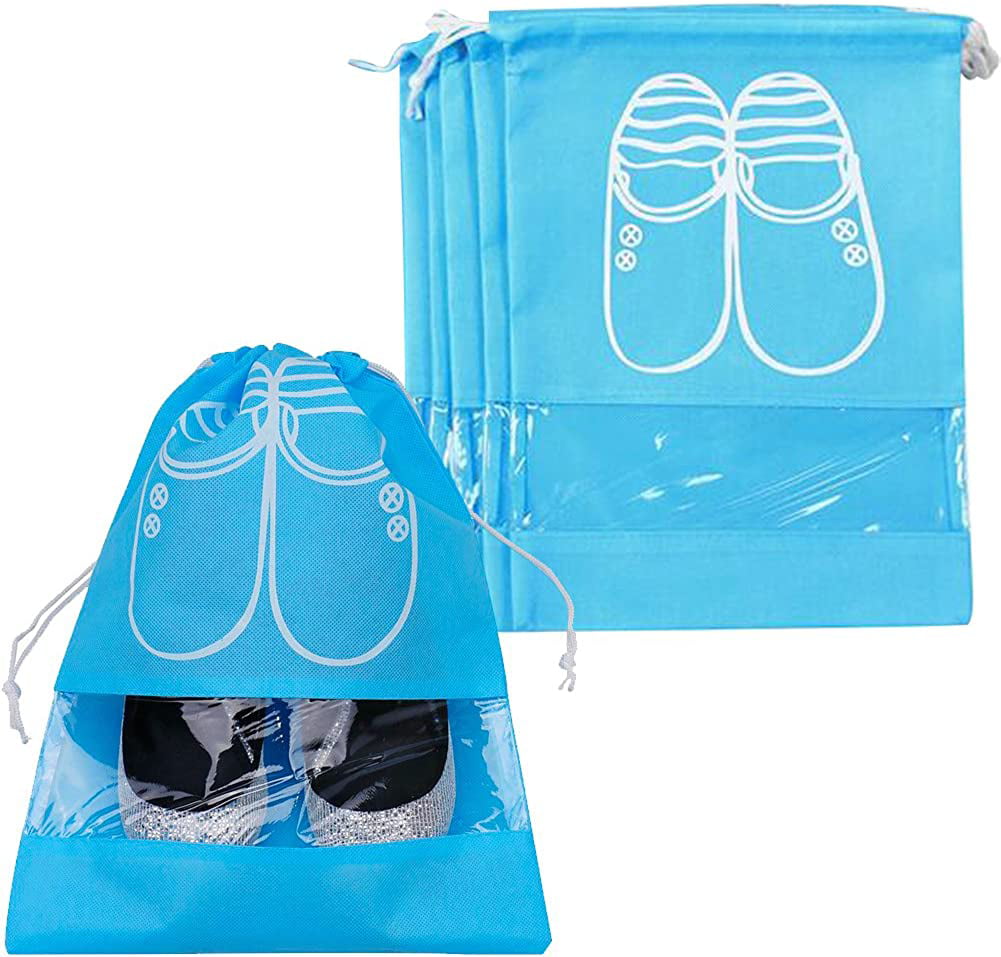 Shoes Clear Storage Bag Waterproof Drawsing Bag Sandals Boots Dust Cover Travel 