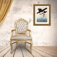 thumbnail image 3 of Vintage Apple Collection 14x18 Gold Ornate Wood Framed with Double Matting Museum Art Print Titled - Aviation Zurich, 3 of 4