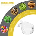 thumbnail image 4 of HLONK Bocal de Rangement Alimentaire en Acrylique Transparent pour Bonbons, 4 of 6