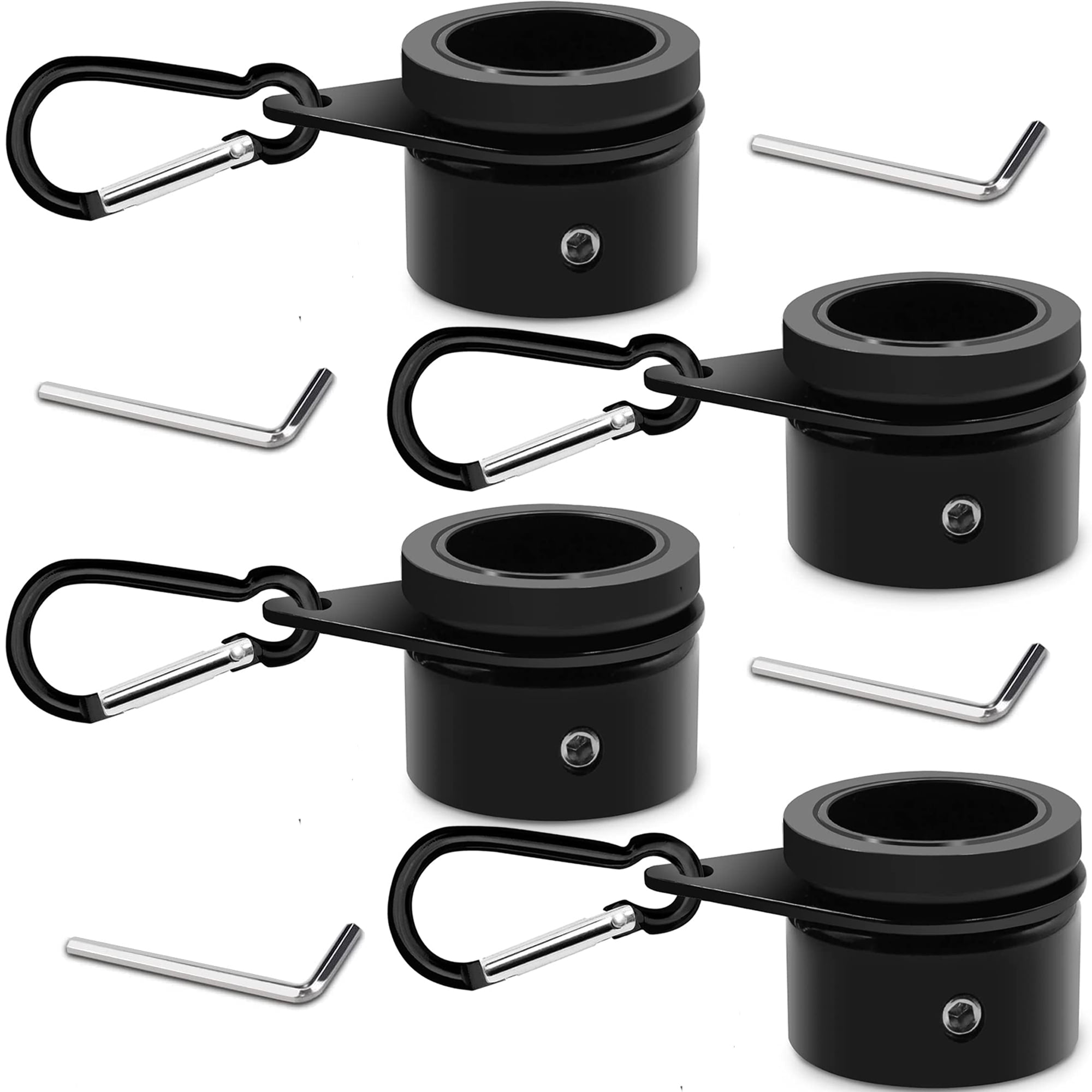 Elbourn Tangle Free Flag Pole Mounting Ring Clip,Rotating Flapole