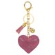 thumbnail image 1 of Llave de corazón de Uxcell con rhinestones, accesorios de llavero brillantes para mujeres en color rosa, 1 of 7