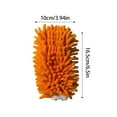 thumbnail image 2 of Yellow Chenille Duster, Desktop Sweeper, Foldable Detachable Dust Brush - 4 Reusable Microfiber Refills Reinforced Interface, Compatible With Extended/Long Handles - For, 2 of 7