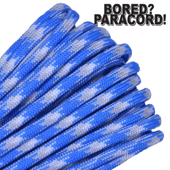 Bored Paracord Brand 550 lb Type III Paracord - Celsius 100 Feet