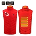 thumbnail image 2 of WRKEKC Unisex Heated Vest Winter Printed Single Control 2 Zone 3-Level Temperature Control Electric Heated Vest for Men Women, 2 of 4