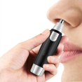 thumbnail image 3 of Electric Nose Hair Trimmer Men Women Ear Razor Removal Shaving Tool Face Care, 3 of 4