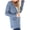 Blue, variant on Dellytop Womens Cable Knit Button Down Cardigan Sweaters