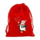 thumbnail image 2 of Bolsa de Franela Navideña onlyliua Bolsa de Embalaje de Dulces Manzanas Navideñas Bolsa de regalo Navideña Bolsa con Cordón Bolsa Pequeña de Franela con Cordón 7,87X, 2 of 6