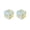 2 PC B, variant on Natural Crystal Dice, 16mm 6-Sided D6 with Gold Pips, Polished Hand-Carved Stone Die for Tabletop Board Games, Tarot Divination, Ornament & Home Decor, 1Pc
