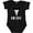 AB-Black, variant on Inktastic Lil Bro Little Brother Mock Tuxedo Tux Boys Baby Bodysuit
