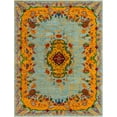 thumbnail image 2 of Rugs.com Calypso Collection Rug – 8' x 10' Aqua Medium Rug Perfect For Living Rooms, Large Dining Rooms, Open Floorplans, 2 of 9