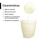 thumbnail image 3 of Maceta Minimalista 20x11 Moderna Interior Exterior beige Elly Decor MCA01TRR-20x11PMINA, 3 of 6