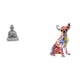 thumbnail image 1 of Estatua de mono,Estatua de Buda Mono para Interiores y Exteriores Budista,Figuras en miniatura meditando para decorar el jardín de casa.,Figura decorativa,Estatua de perro, 1 of 8