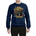 thumbnail image 2 of Wild Bobby, 1990 Vintage Garage Customs Hot Rod Classic Car Cars and Trucks Unisex Crewneck Graphic Sweatshirt, Vintage Heather Navy, Small, 2 of 3