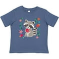 thumbnail image 3 of Inktastic Woodland Raccoon Spring Flowers Girls Baby T-Shirt, 3 of 5