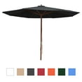 thumbnail image 3 of vidaXL Garden Parasol Umbrella Sunshade Sun Shelter Outdoor Bamboo and Wood, 3 of 37