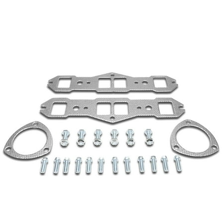 Cutlass 442 Hood - For 1968 to 1975 Oldsmobile Cutlass / 442 / Delta 88 Aluminum Exhaust Manifold Header Gasket Set 69 70 71 72 73 74