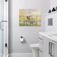 thumbnail image 6 of Country Bike Wall Art Colorful Flowers Bicycle Wall Decor Farmhouse Floral Today I Choose Joy Retro Decorations Canvas Painting Prints Framed Artwork for Bathroom Living Room Bedroom 16"x12", 6 of 6
