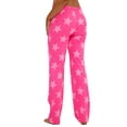 thumbnail image 7 of DEVOPS 2 Pack Women's Star Cotton Pajama Pants Sleepwear (Large, Blue star/Pink star), 7 of 7