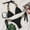 Black, variant on Women's Fashion Soild Bikini Set Swimsuit Two Piece Filled Soild Swimwear Beachwear Skin Friendly Lightweight Leisure Swimsuit