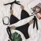 thumbnail image 2 of Conjunto de bikini sólido con estilo para mujer, traje de baño de dos piezas, traje de baño sólido, ropa de playa OAVQHLG3B Store  lin121212, 2 of 4