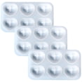 thumbnail image 1 of Shisuyan Moule en Forme de Cœur DIY Silicone Blanc 3 Pcs, 1 of 8