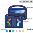 thumbnail image 6 of Dteck Crossbody Strap Kids Case for Samsung Galaxy Tab A9 8.7-inch (SM-X110/X115/X117),Cute EVA Hand Grip Case Shockproof Kickstand Cover with Shoulder Strap,Navyblue, 6 of 6