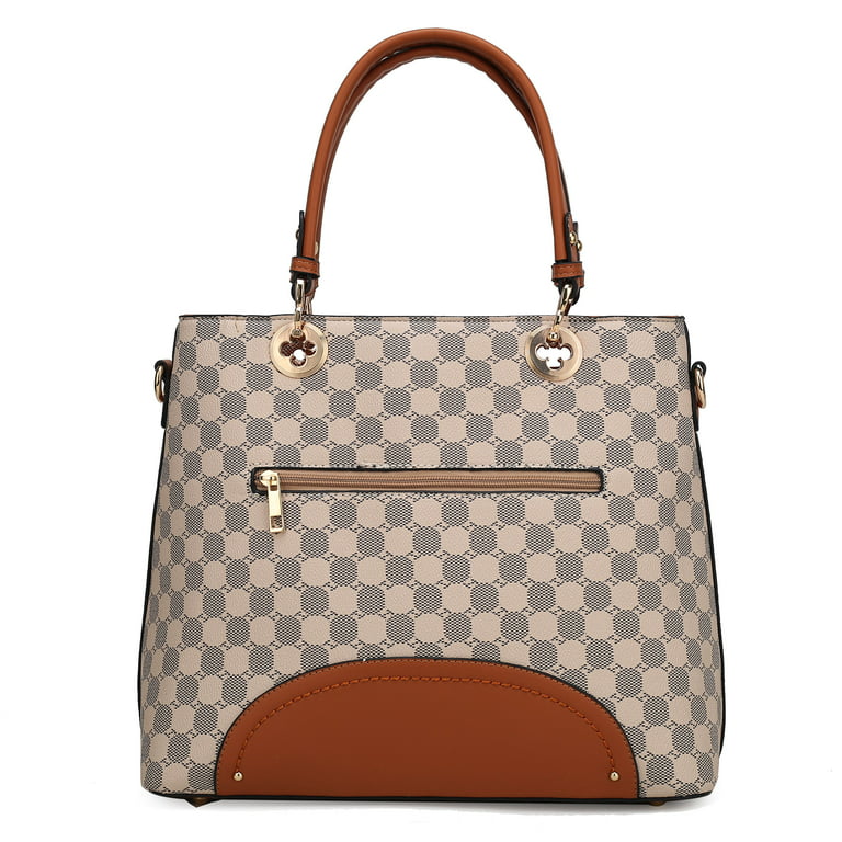 MKF Collection Gabriella Checkers Faux Leather Women's Handbag