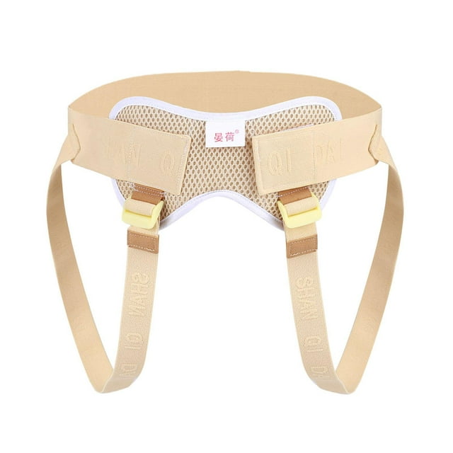 Soidarity Hernia Support Belt Guard para hombres con 4 almohadillas de recuperación 2 algodón 2 almohadillas de gel Type3 NO3
