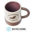 thumbnail image 3 of Silver Buffalo Yellowstone Dutton Ranch Montana Rope - Taza esculpida 3D de cerámica, 20 onzas, 3 of 7