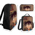 thumbnail image 2 of Conan Edogawa Backpack Three Piece Essentials 17 Inch Bag Lunch Tote Pen Case, 2 of 5