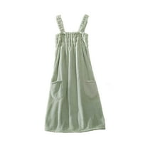 Fleece Bath Skirt Is Soft Thick And Absorbent With Cute Pockets That Can Be Worn With Bath Towels And Suspenders