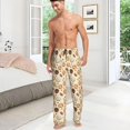 thumbnail image 4 of PISONIC Funny Mens Pajama Pants Lounge Men's Pajama Bottoms Soft Sleep Pants With Pockets Drawstring, 4 of 7