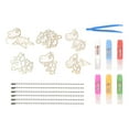thumbnail image 4 of Kits de manualidades y artes de pintura de cristal DIY, juguetes de dibujo, Kits de pintura de cristal pintados a mano para niños y niñas, año Nuevo dinosaurios, 4 of 8