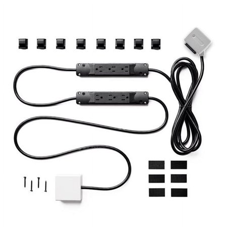 UPC: 0864751000296 | Charg 3010117 10 ft. 1000 J 7 Outlets Power Strip with USB Ports  White