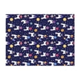 thumbnail image 4 of KLL Lama in Space Print Fleece Throw Blanket, Horizontal Fleece Bedding Cute Soft Blankets Comfy Fleece Flannel Plush Home Decor for Couch & Bed -50"x40", 4 of 9