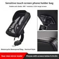 thumbnail image 4 of Nuboxa Motorcycle Waterproof Bag Phone Holder Rear View Mirror Rainproof Holder, 4 of 8