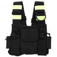 thumbnail image 1 of Paquete de pecho para walkie talkie, chaleco universal para walkie talkie, bolsa colgante para walkie talkie, arnés, bolsa para el pecho, instalación sin esfuerzo, 1 of 8