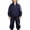 Navy, variant on Coerni Boys Sweatsuit 2pcs Outfits Half Zip Stand Collar Sweatshirt + Jogger Pants Kids Handsome Matching Sweat Set Back to School & Daily Wear