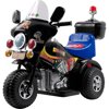 Trademark Global Deputy 3 Wheel Bike Battery Operated Riding Toy, Black