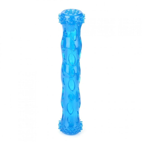 11.02x2.17x2.17inch Full Of Elasticity Pet Toy Deep Cleaning Dog Teeth Daily Funny Tool For Cats For Dogs Blue L