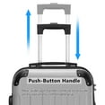 thumbnail image 6 of Ktaxon Luggage 3 Piece Sets, ABS Hardside Lightweight Suitcase with TSA Lock Spinner Wheels, 20in 24in 28in, Gray, 6 of 10