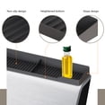 thumbnail image 2 of Estante organizador de especias, estantes antideslizantes de silicona para tarros de especias para estufa de cocina, horno, 2 of 6