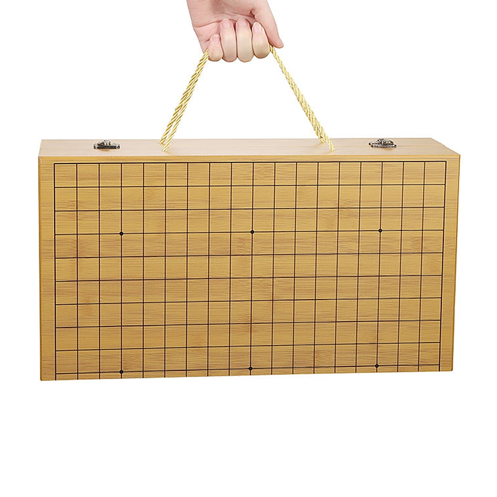 HUIOP Jogo de tabuleiro Go Set portátil Go Set Go de madeira Go Jogo de  xadrez com caixa de armazenamento Jogo de tabuleiro de estratégia