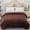 Brown, variant on NC Plush Fleece Blanket, Lightweight Soft Bed Blanket,Full/Queen 75"x 91",3.3lb
