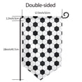 thumbnail image 7 of Wukai Soccer Ball Print Garden Flag 12.5x18 Inch Double Sided Sun-resistant Rain-resistant, Wrinkle-resistant Colorfast(Only Flag), 7 of 7