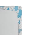 thumbnail image 2 of Ambesonne Ocean Fitted Sheet, Jumping Dolphin, Queen Size, White Blue Grey, 2 of 2