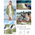 thumbnail image 5 of Sage Green Gold Beach Towels Oversized Super Absorbent, Aesthetics Flower Boho Watercolor Art Lightweight Bath Towel Quick Dry Sets For Bathroom/Pool/Rv Camping/Beach Play/Gym Room/Picnic 35"x70", 5 of 8