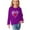 Purple, variant on Odeerbi Toddler Girls Fall Winter Basic Layering T-Shirt Cute Print Basic Tees Long Sleeve Shirts Cute Crewneck Tops Dressy Casual Blouses Base Layer Toddler Clothes Olive Green